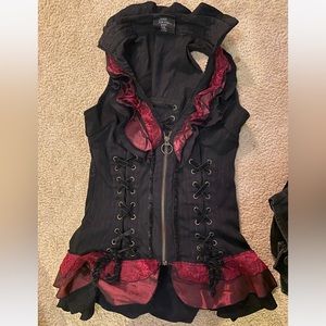 Burlesque sultry top